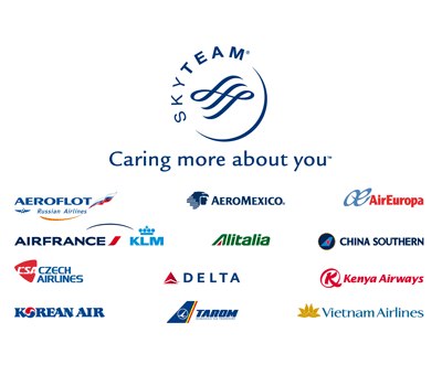 Skyteam allianssiin kuulluu mm. Air France, KLM ja Czech Airlines