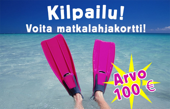 Voita 100 euron matkalahjakortti kesälomallesi!